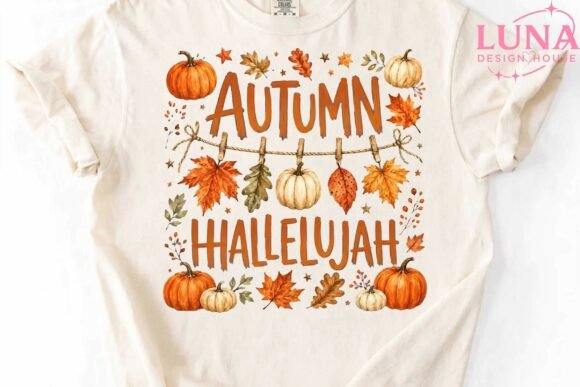 Download Autumn Hallelujah Fall Sublimation PNG - Fall sublimation Collection