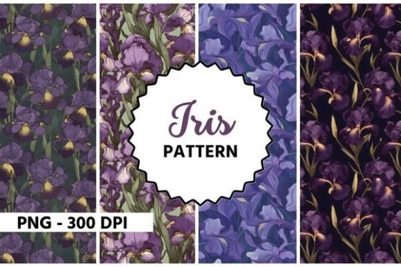 Download Iris Flower Watercolor Pattern - Flower watercolor pattern Collection
