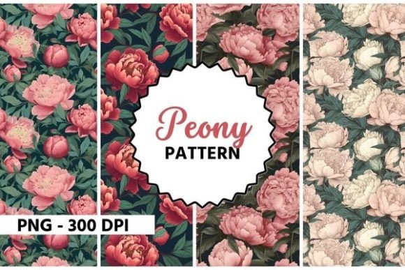 Download Peony Flower Watercolor Pattern - Flower watercolor pattern Collection